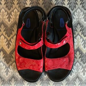 Wolky Red Sandals for Women